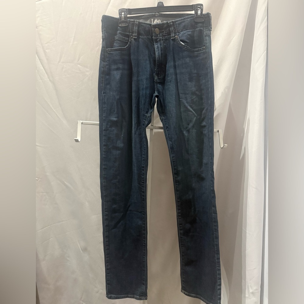 Lee Men's Indigo Straight Jeans